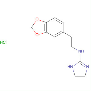 1H-Imidazol-2-amine, N-[2-(1,3-benzodioxol-5-yl)ethyl]-4,5-dihydro-,monohydrochloride