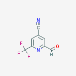 4-PYRIDINECARBONITRILE,2-FORMYL-6-(TRIFLUOROMETHYL)-