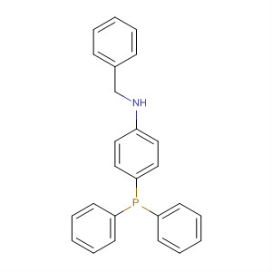 Benzenemethanamine, N-[4-(diphenylphosphino)phenyl]- molecular structure