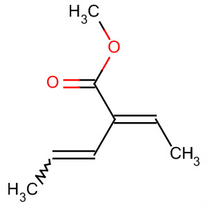 3-Pentenoic acid, 2-ethylidene-, methyl ester, (E,E)- molecular structure