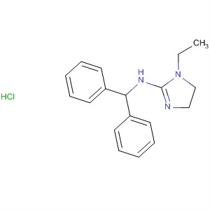 1H-Imidazol-2-amine, N-(diphenylmethyl)-1-ethyl-4,5-dihydro-,monohydrochloride