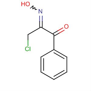 1,2-Propanedione, 3-chloro-1-phenyl-, 2-oxime molecular structure