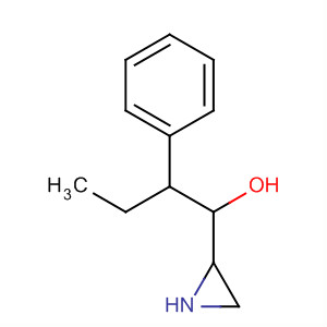 2-Aziridinepropanol, 3-methyl-2-phenyl-, cis- molecular structure