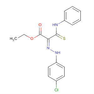 Propanoic acid,2-[(4-chlorophenyl)hydrazono]-3-(phenylamino)-3-thioxo-, ethyl ester,(Z)-