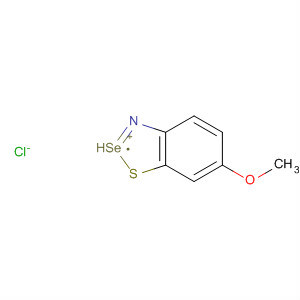 1,2,3-Benzothiaselenazol-2-ium, 6-methoxy-, chloride molecular structure