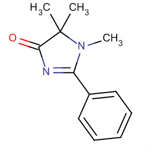 4H-Imidazol-4-one, 1,5-dihydro-1,5,5-trimethyl-2-phenyl- molecular structure