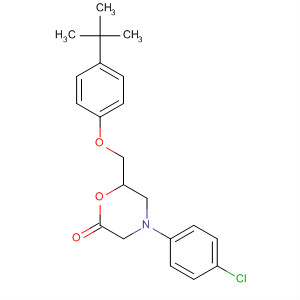 2-Morpholinone,4-(4-chlorophenyl)-6-[[4-(1,1-dimethylethyl)phenoxy]methyl]-
