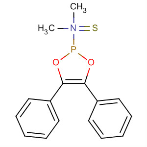 1,3,2-Dioxaphosphol-2-amine, N,N-dimethyl-4,5-diphenyl-, 2-sulfide molecular structure