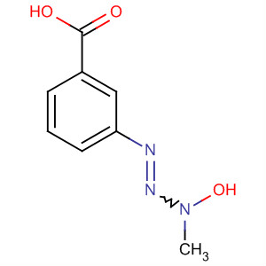 Benzoic acid, 3-(3-hydroxy-3-methyl-1-triazenyl)- molecular structure