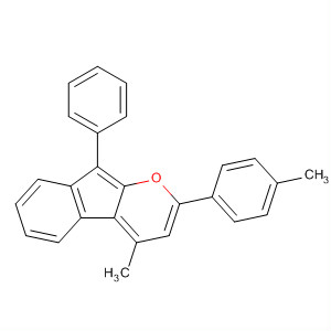 Indeno[2,1-b]pyran, 4-methyl-2-(4-methylphenyl)-9-phenyl- molecular structure