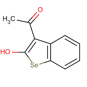 Ethanone, 1-(2-hydroxybenzo[b]selenophene-3-yl)- molecular structure