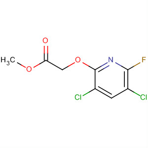 Acetic acid, [(3,5-dichloro-6-fluoro-2-pyridinyl)oxy]-, methyl ester molecular structure
