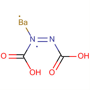 Diazenedicarboxylic acid, barium salt molecular structure