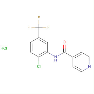 4-Pyridinecarboxamide, N-[2-chloro-5-(trifluoromethyl)phenyl]-,monohydrochloride