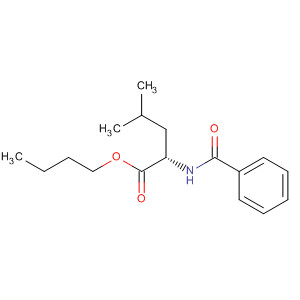 L-Leucine, N-benzoyl-, butyl ester molecular structure