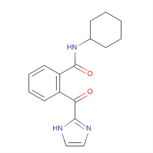 Benzamide, N-cyclohexyl-2-(1H-imidazol-2-ylcarbonyl)- molecular structure