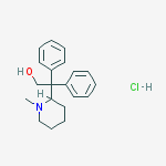 2-(1-METHYLPIPERIDIN-2-YL)-2,2-DIPHENYLETHANOL HYDROCHLORIDE(1:1)