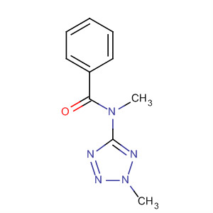 Benzamide, N-methyl-N-(2-methyl-2H-tetrazol-5-yl)- molecular structure