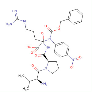 L-Argininamide,N-[(phenylmethoxy)carbonyl]-D-valyl-L-prolyl-N-(4-nitrophenyl)- molecular structure