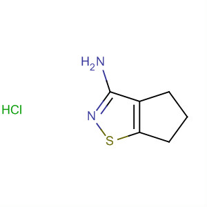 4H-Cyclopent[d]isothiazol-3-amine, 5,6-dihydro-, monohydrochloride