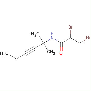 Propanamide, 2,3-dibromo-N-(1,1-dimethyl-2-pentynyl)-