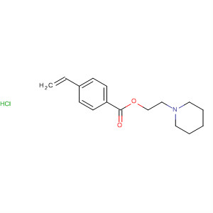 Benzoic acid, 4-ethenyl-, 2-(1-piperidinyl)ethyl ester, hydrochloride