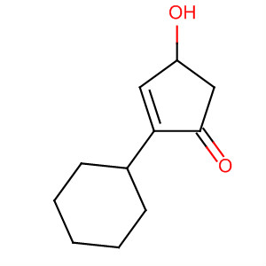 2-Cyclopenten-1-one, 2-cyclohexyl-4-hydroxy- molecular structure
