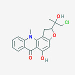 isogravacridonchlorine molecular structure