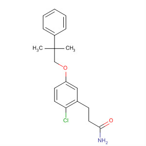 Benzenepropanamide, a-chloro-4-(2-methyl-2-phenylpropoxy)- molecular structure