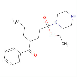 1-Piperazineheptanoic acid, 4-benzoyl-, ethyl ester molecular structure