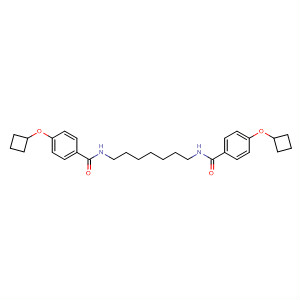 Benzamide, N,N'-1,7-heptanediylbis[4-(cyclobutyloxy)- molecular structure