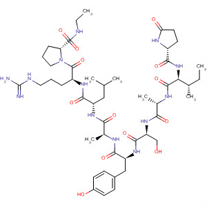 L-Prolinamide,5-oxo-L-prolyl-L-isoleucyl-L-alanyl-L-seryl-L-tyrosyl-D-alanyl-L-leucyl-L-arginyl-N-ethyl-