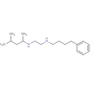 1,2-Ethanediamine, N-(1,3-dimethylbutyl)-N'-(4-phenylbutyl)- molecular structure