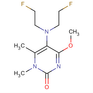 2(1H)-Pyrimidinone,5-[bis(2-fluoroethyl)amino]-4-methoxy-1,6-dimethyl-