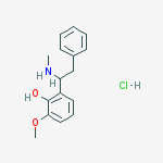 2-methoxy-6-(1-(methylamino)-2-phenylethyl)phenol molecular structure