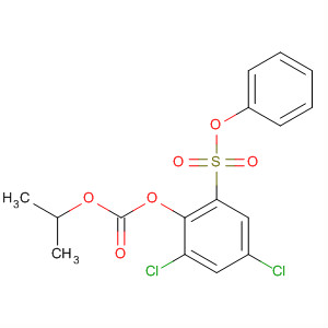 Benzenesulfonic acid, 3,5-dichloro-2-[[(1-methylethoxy)carbonyl]oxy]-,phenyl ester