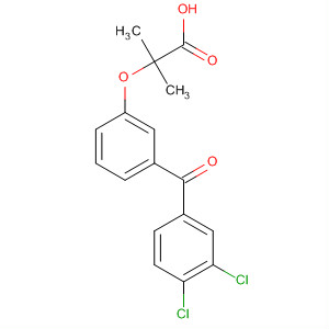 Propanoic acid, 2-[3-(3,4-dichlorobenzoyl)phenoxy]-2-methyl-