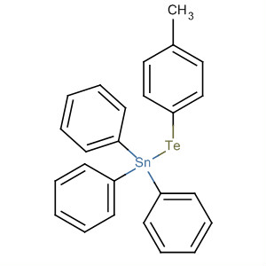 Stannane, [(4-methylphenyl)telluro]triphenyl- molecular structure