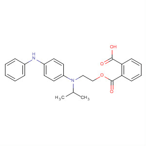 1,2-Benzenedicarboxylic acid,mono[2-[(1-methylethyl)[4-(phenylamino)phenyl]amino]ethyl] ester molecular structure