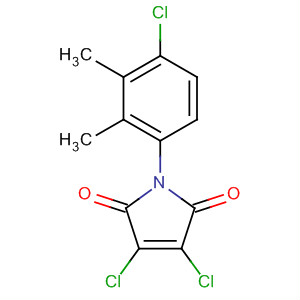 1H-Pyrrole-2,5-dione, 3,4-dichloro-1-(4-chloro-2,3-dimethylphenyl)- molecular structure