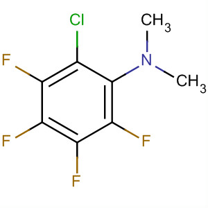 Benzenamine, chlorotetrafluoro-N,N-dimethyl- molecular structure