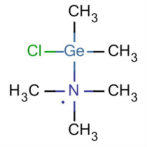 Methanamine, 1-(chlorodimethylgermyl)-N,N-dimethyl- molecular structure