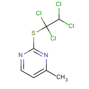 Pyrimidine, 4-methyl-2-[(1,1,2,2-tetrachloroethyl)thio]-