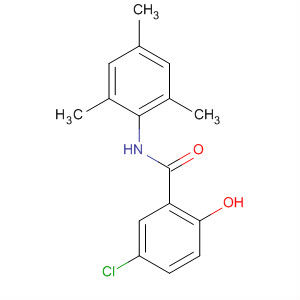 Benzamide, 5-chloro-2-hydroxy-N-(2,4,6-trimethylphenyl)- molecular structure