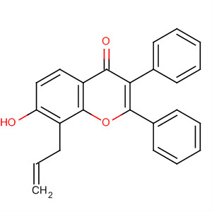 4H-1-Benzopyran-4-one, 7-hydroxy-2,3-diphenyl-8-(2-propenyl)-