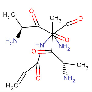 b-Alaninamide, N-(1-oxo-2-propenyl)-b-alanyl-b-alanyl- molecular structure