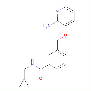 Benzamide, 3-[[(2-amino-3-pyridinyl)oxy]methyl]-N-(cyclopropylmethyl)-