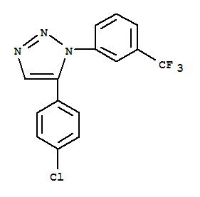 5-(4-chlorophenyl)-1-[3-(trifluoromethyl)phenyl]-1H-1,2,3-triazole