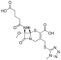 (6R,7S)-7-(4-Carboxybutyrylamino)-7-methoxy-3-(1-methyl-1H-tetrazol-5-ylthiomethyl)-8-oxo-5-thia-1-azabicyclo[4.2.0]oct-2-ene-2-carboxylic acid