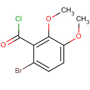Benzoyl chloride, 6-bromo-2,3-dimethoxy- molecular structure